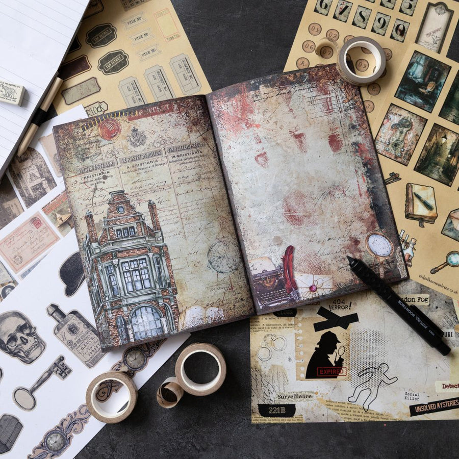 Elementary Junk Journal Scrapbook Paper Booklet