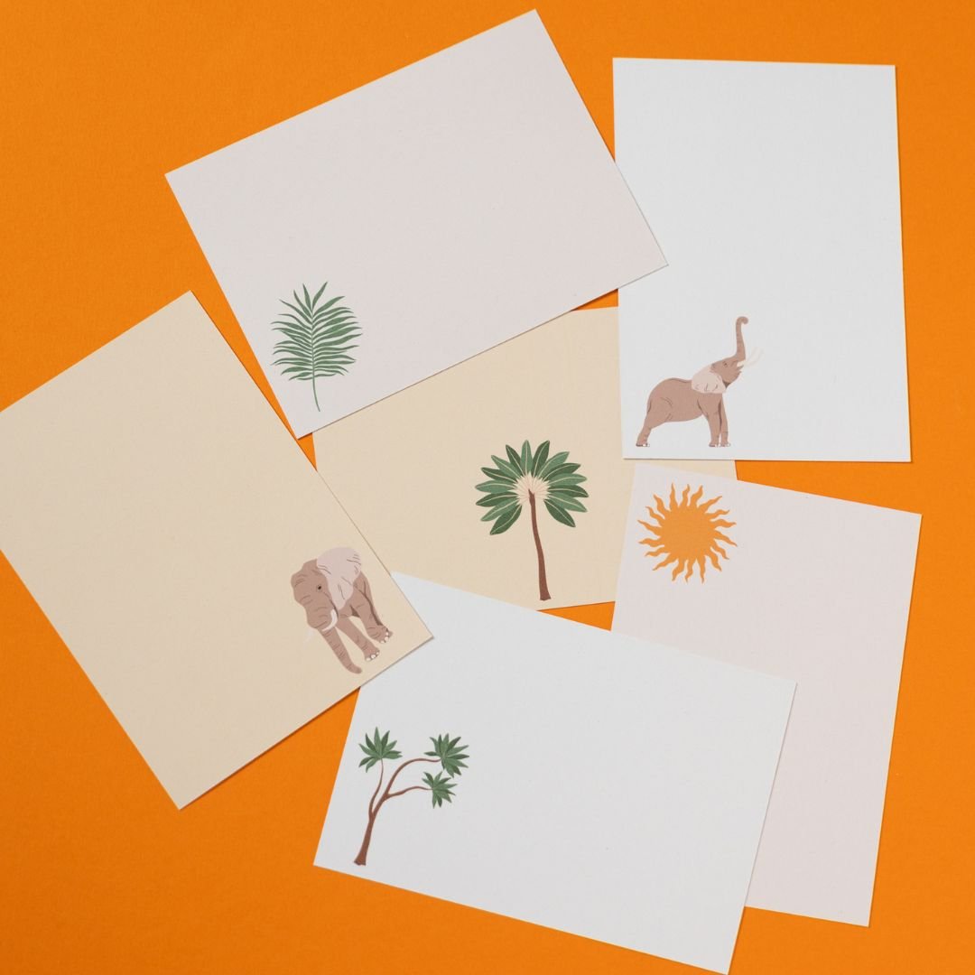 Elephants Stationery Gift Box - 