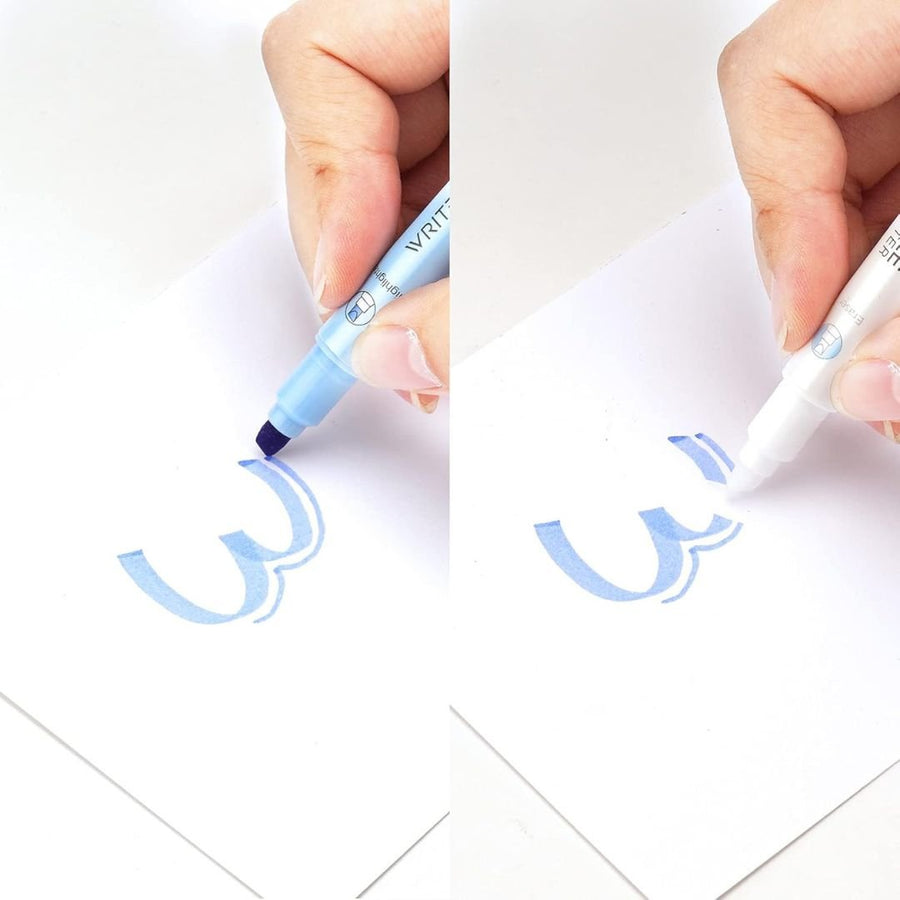 Erasable Highlighters - Writech- Eraser tip to remove ink