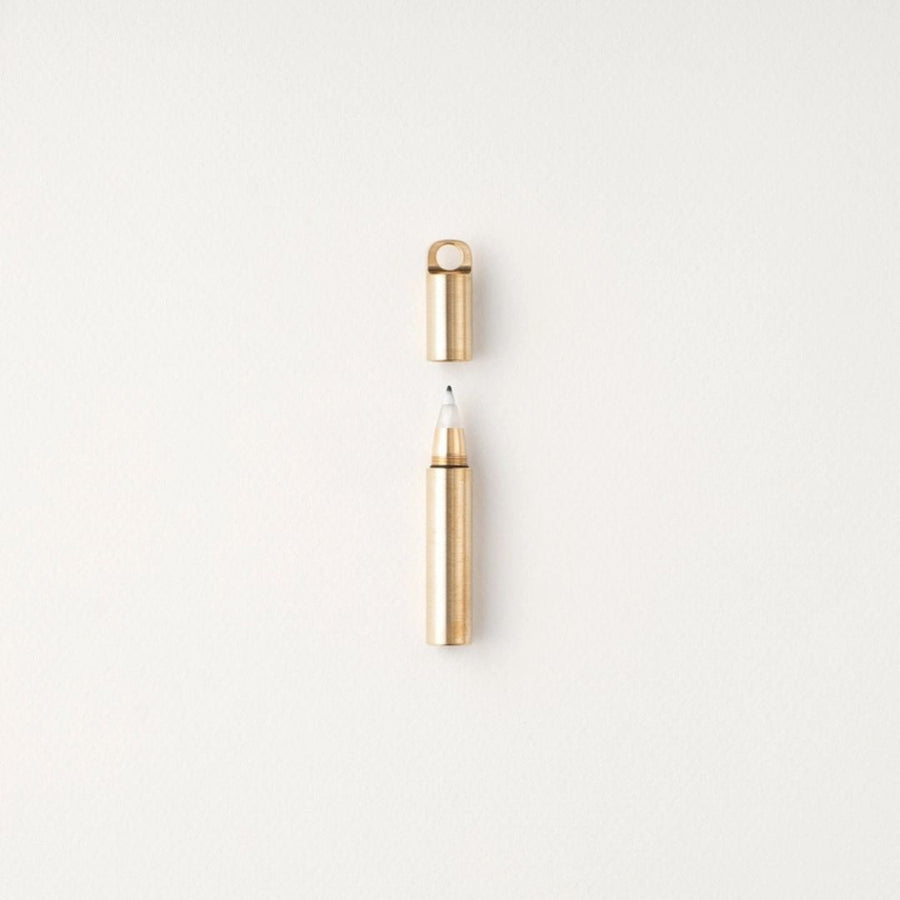 Field Mouse Tiny Refillable Pen - Tom's Studio - Brass - Tom's Studio