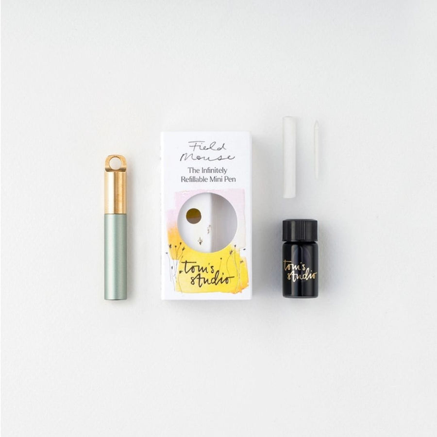 Field Mouse Tiny Refillable Pen - Tom's Studio - Sage - Tom's Studio