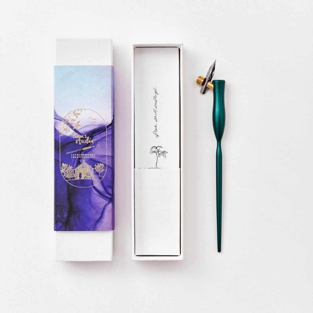 Flourish Oblique Calligraphy Dip Pen-Pens-Tom's Studio-Ivy