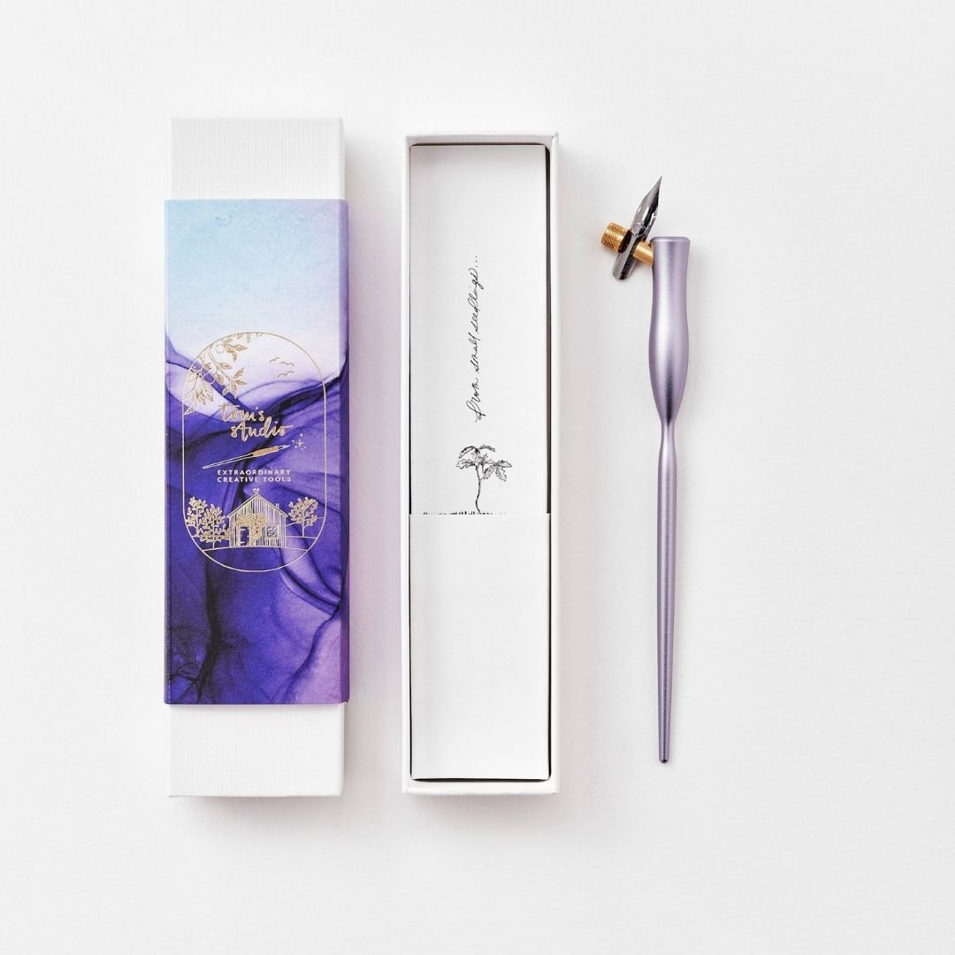 Flourish Oblique Calligraphy Dip Pen-Pens-Tom's Studio-Wisteria