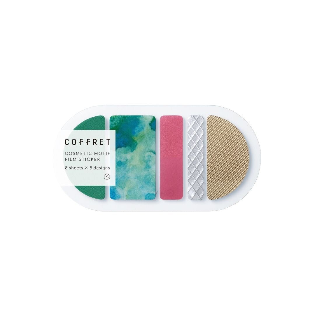Forest Green Coffret Transparent Stickers-Stickers-King Jim-Round