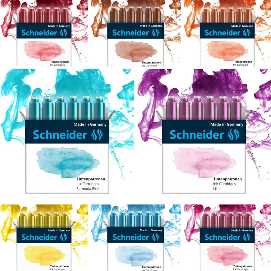 Fountain Pen Ink Cartridges Pastel - Schneider - Cognac - Schneider