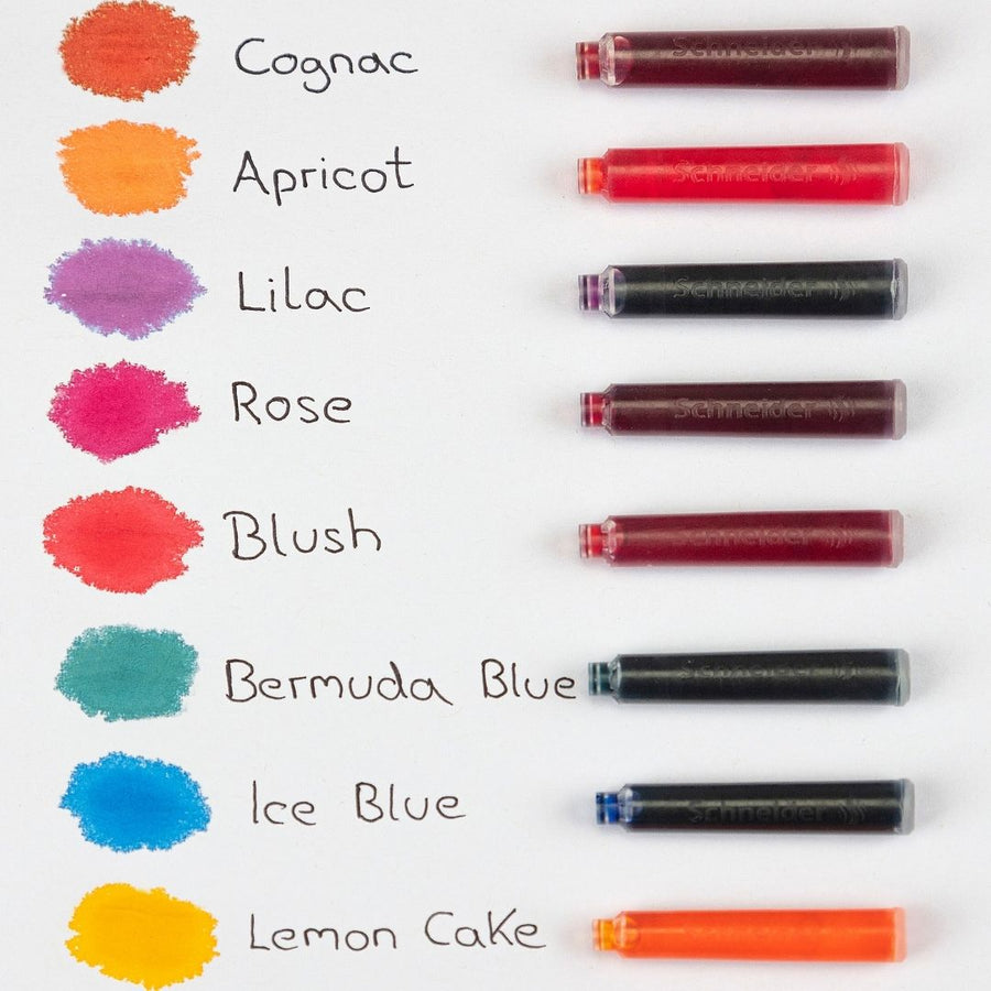 Fountain Pen Ink Cartridges Pastel - Schneider - Cognac - Schneider