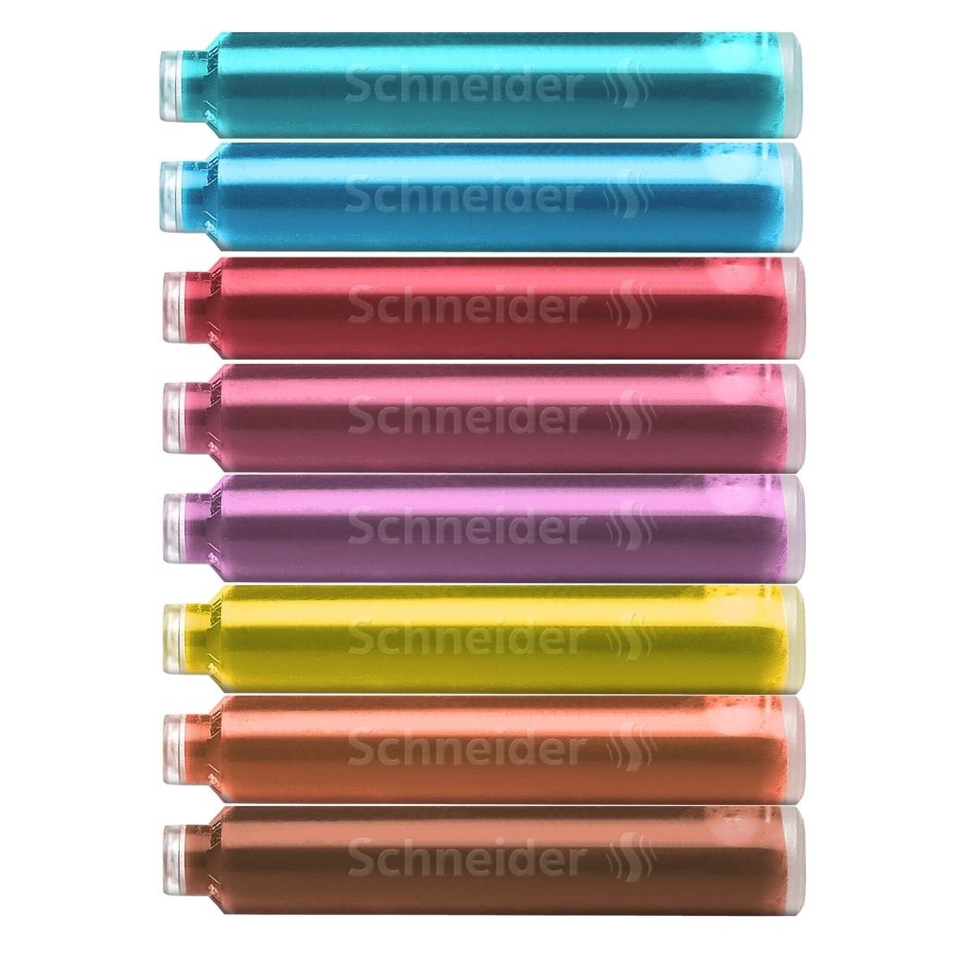 Fountain Pen Ink Cartridges Pastel - Schneider - Cognac - Schneider