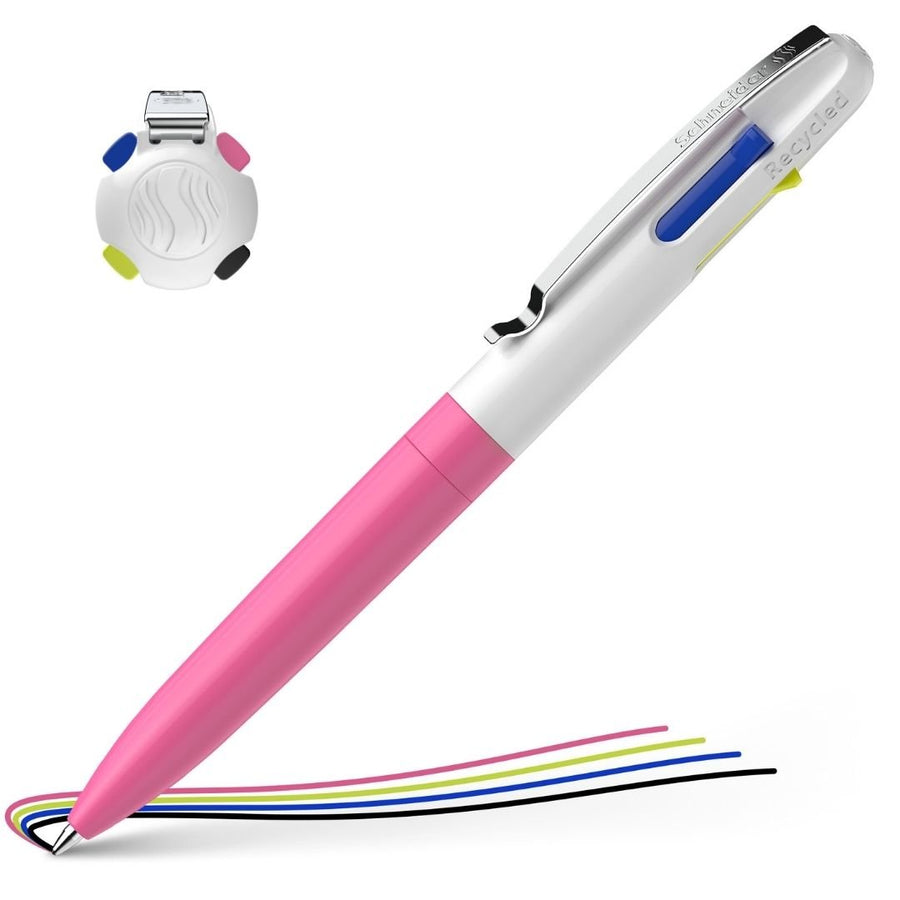 Four Colour Pen - Take 4 Neon - Neon Pink - Schneider