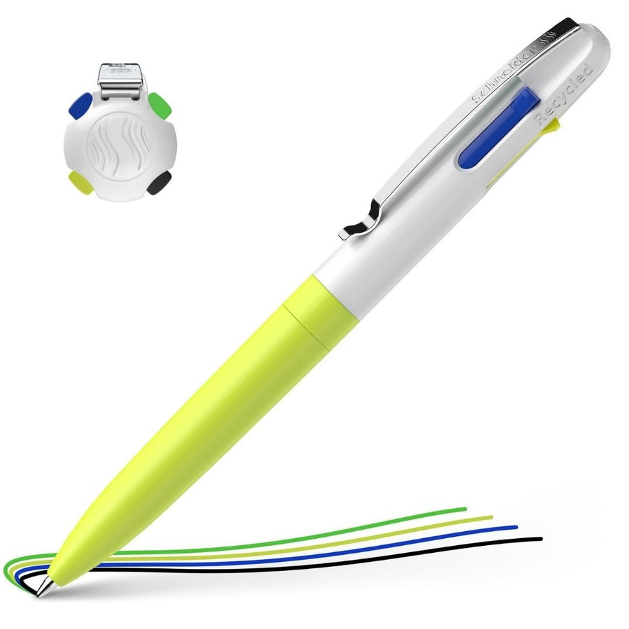 Four Colour Pen - Take 4 Neon - Neon Yellow - Schneider
