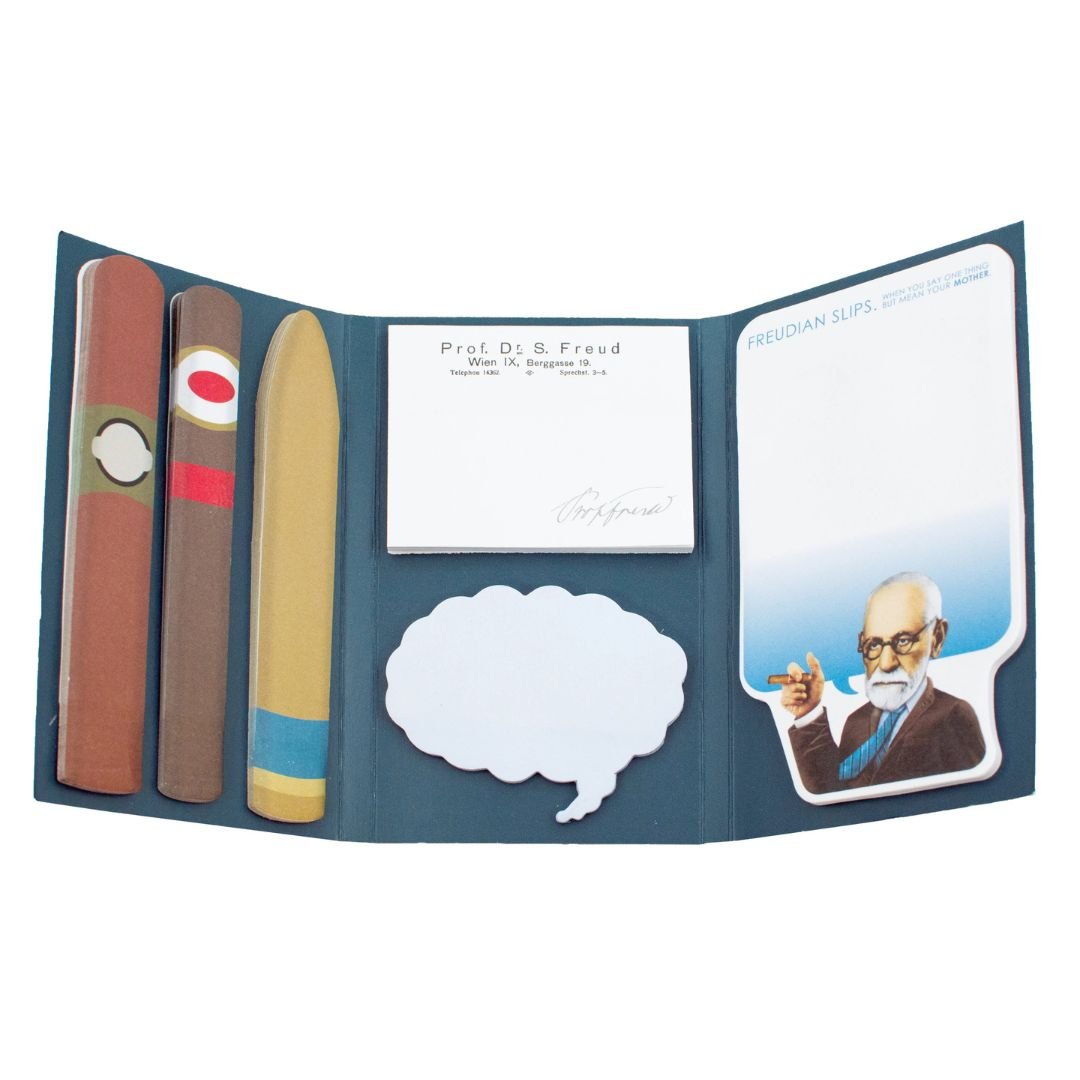 Freudian Slips Sticky Notes Tri-Fold - The Unemployed Philosophers Guild