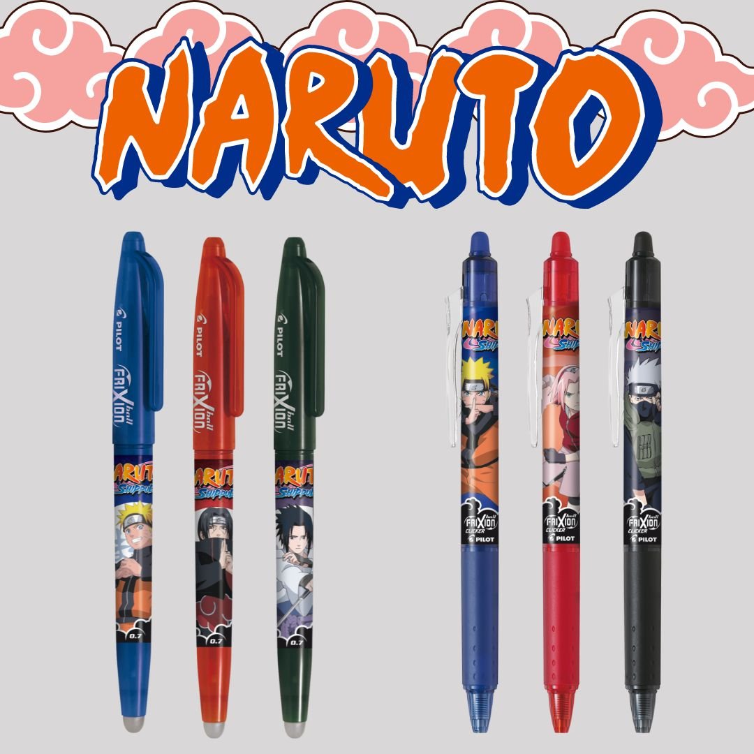 Naruto FriXion Ball 0.7mm Erasable Pens-Pens-Pilot-Itachi Red