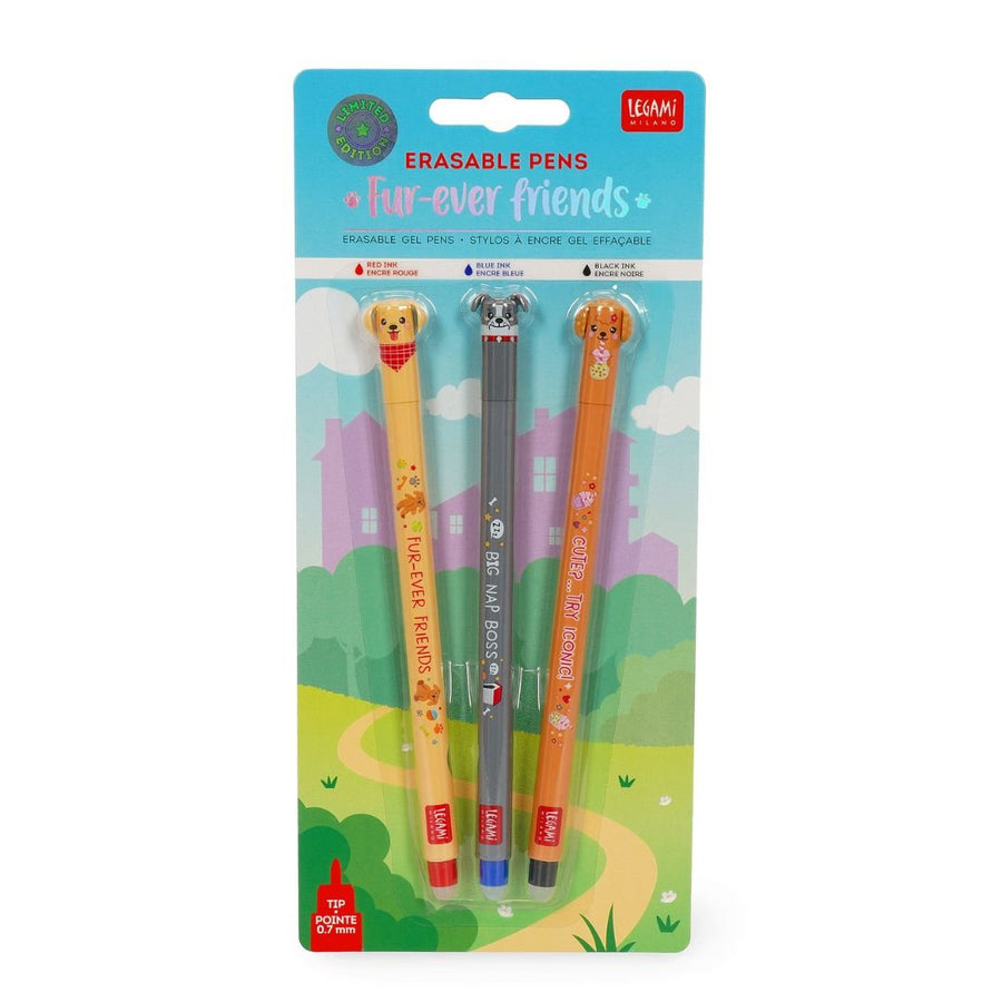 Fur - ever Friends Legami Erasable Pens Limited Edition - Legami