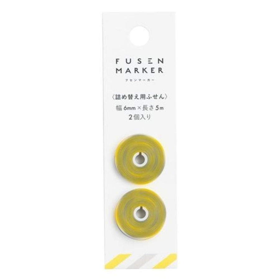 Fusen Marker Refills - Sticky Note Tape - Stripes - Kanmido