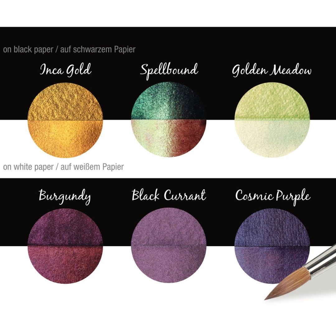 Getaway Coliro Pearlcolors Set of Six-Calligraphy Inks-Coliro-