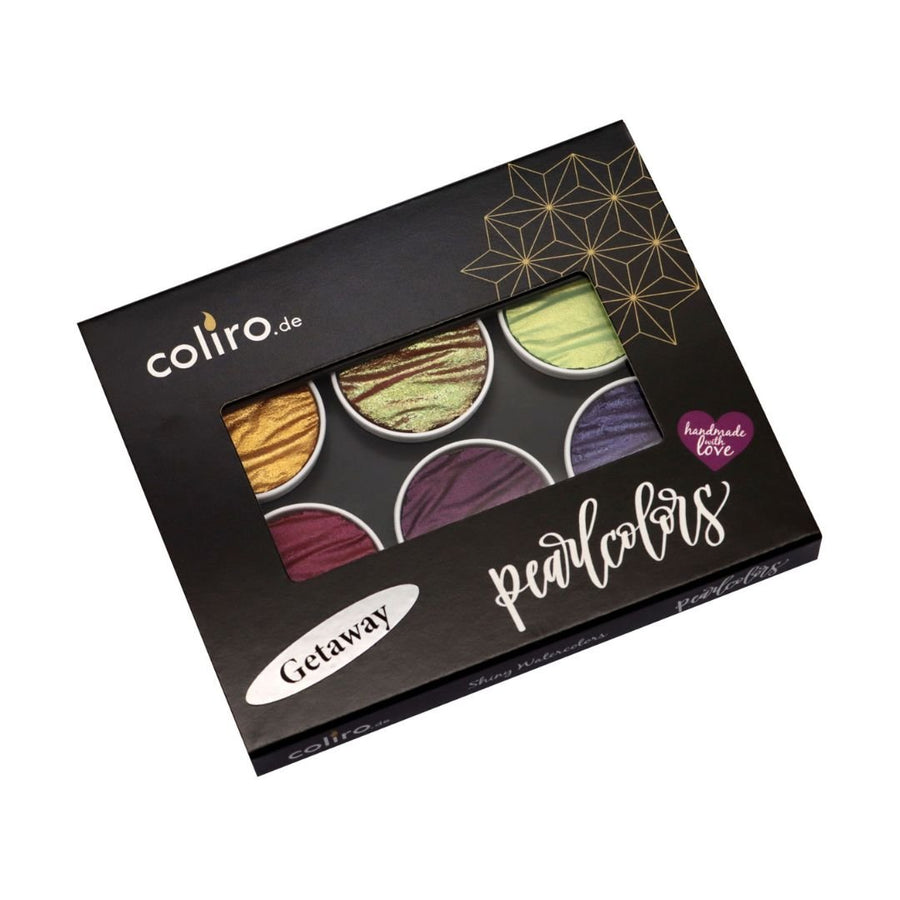 Getaway Coliro Pearlcolors Set of Six-Calligraphy Inks-Coliro-