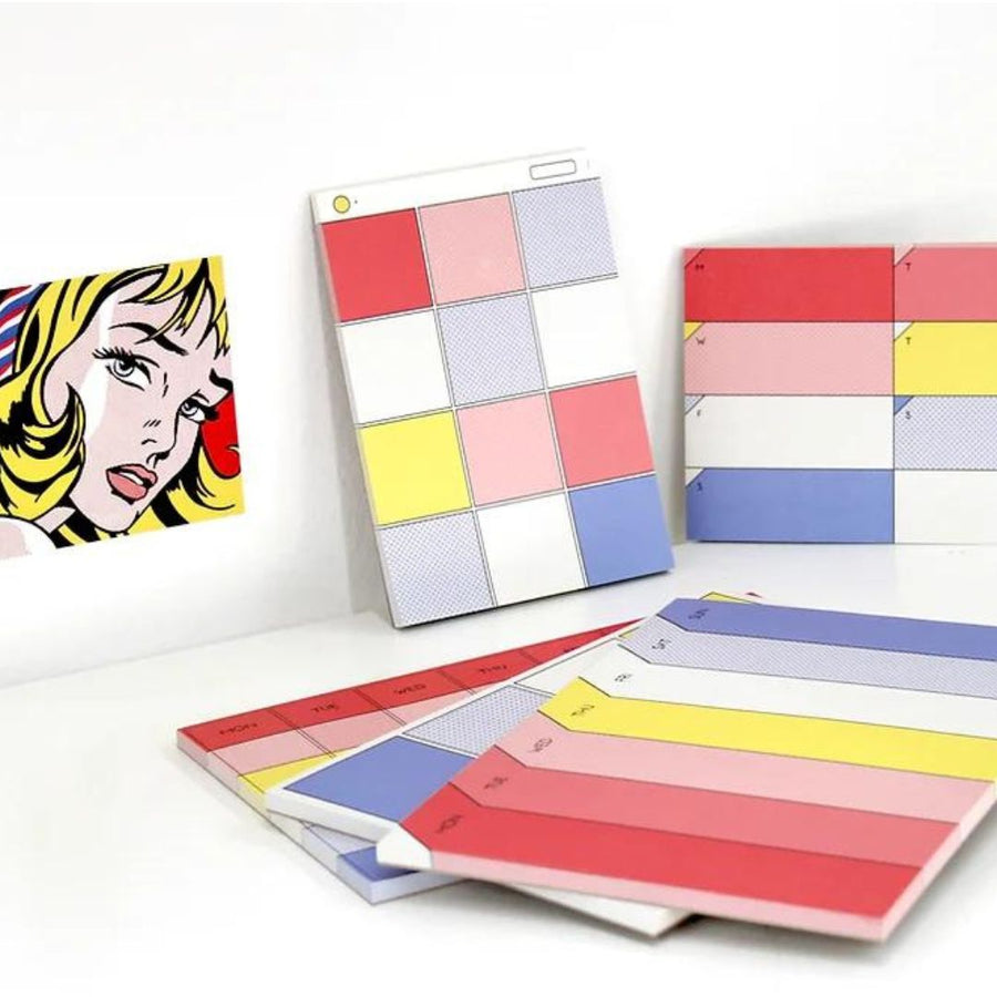 Mini Weekly Desk Pad - Paperways Palette-Notepads-Paperways-Girl With Hair Ribbon