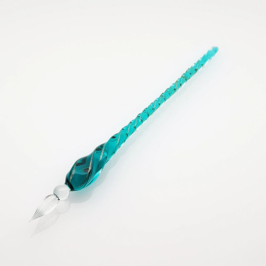Glass Dip Pen Twist - Clear Green - Teranishi Guitar