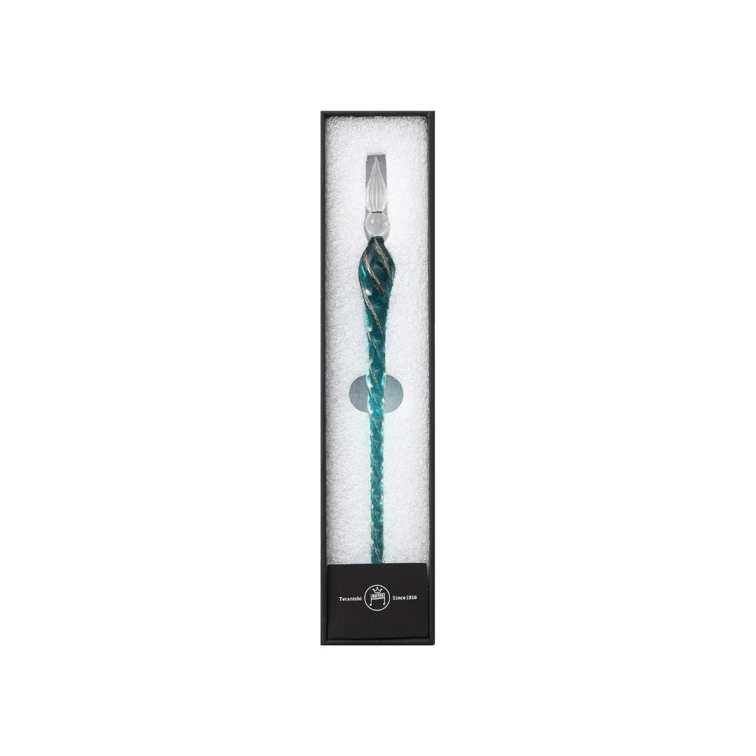 Glass Dip Pen Twist - Clear Green - Teranishi Guitar