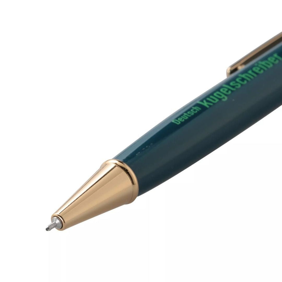 Gold - Plated Brass Pen MARK'STYLE - Dusty Blue - Mark's Inc.