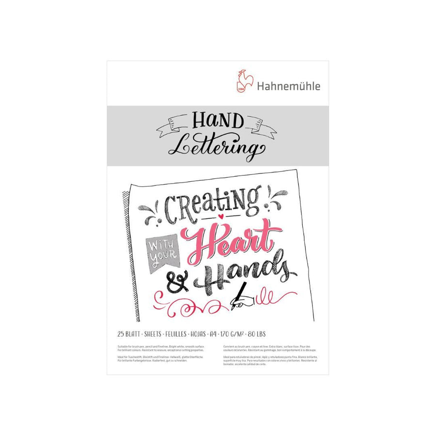 Hand Lettering Pad - Hahnemüehle - A4 - Hahnemüehle