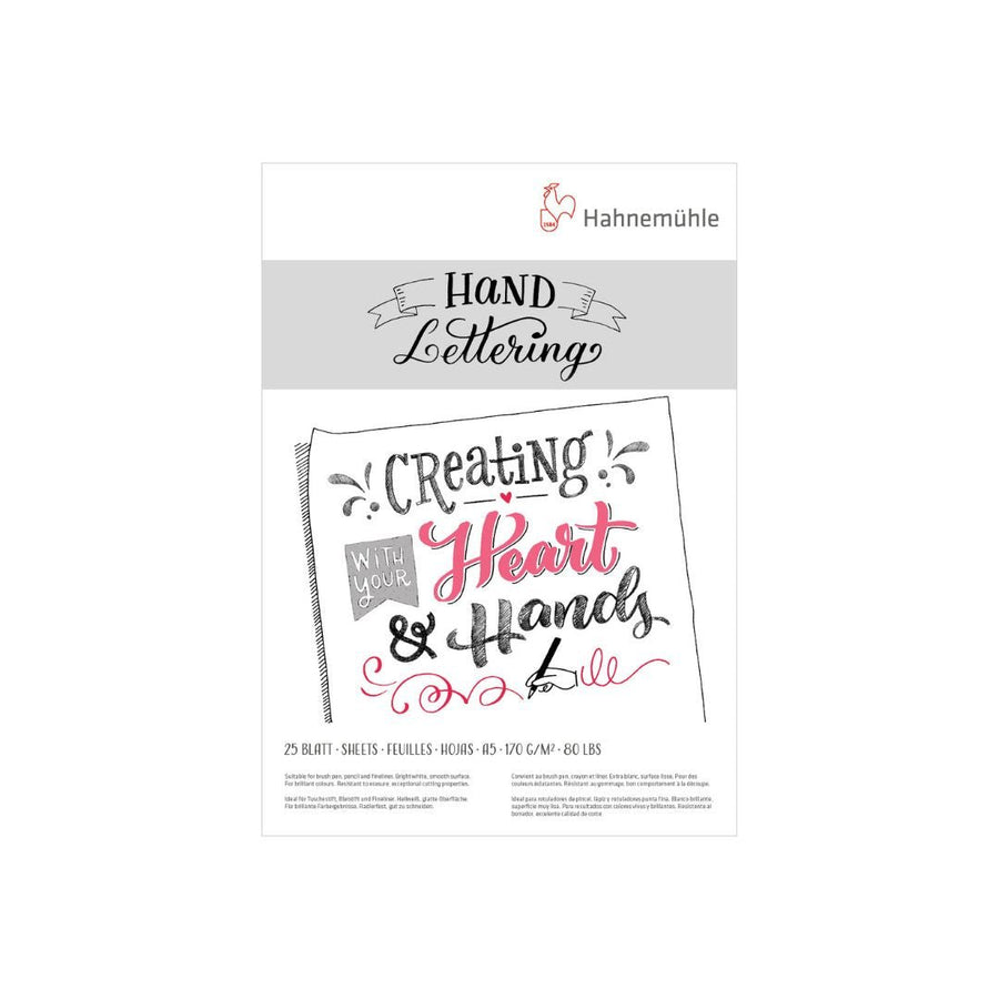 Hand Lettering Pad - Hahnemüehle - A5 - Hahnemüehle