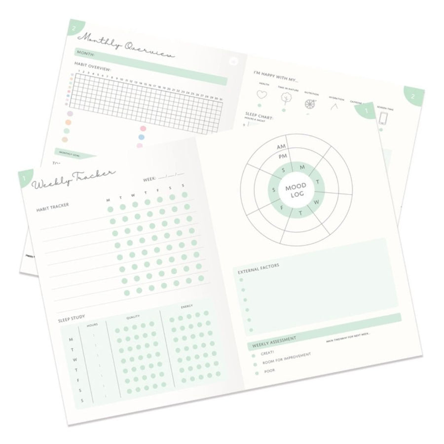 Happy Habits Guided Productivity Journal - Portico Designs