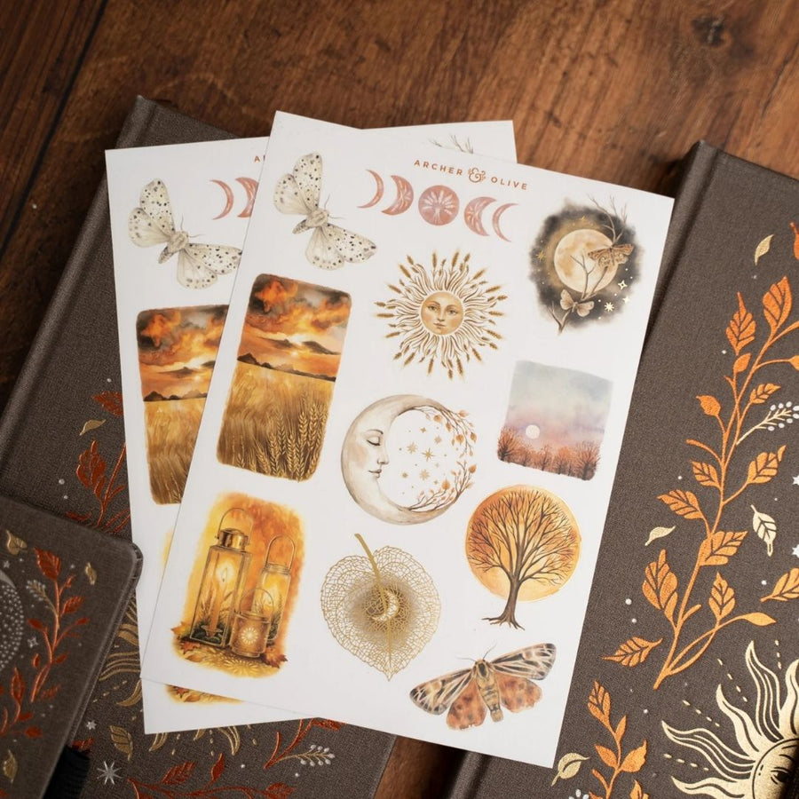 Harvest Moon Sticker Set - Archer & Olive