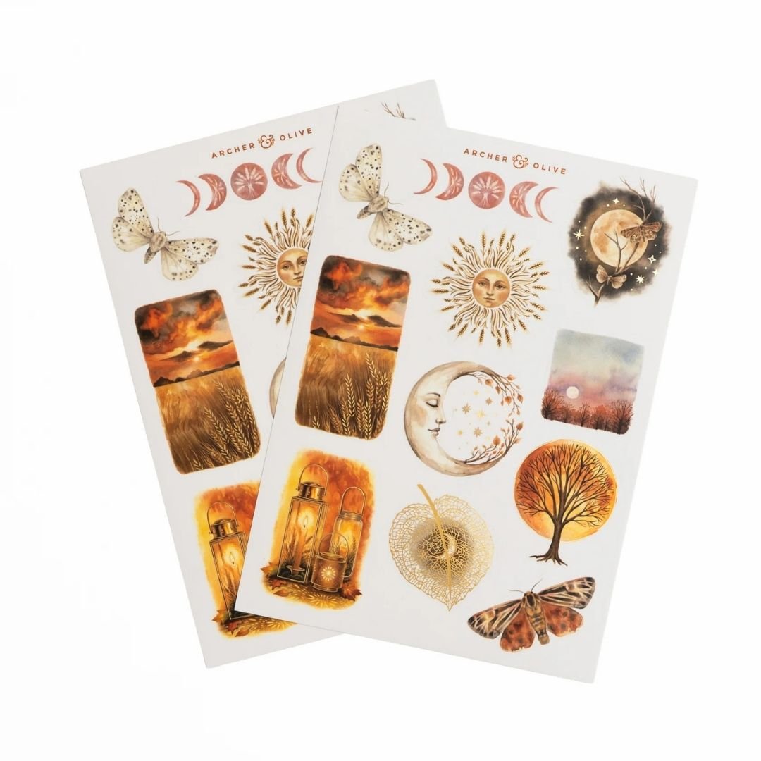 Harvest Moon Sticker Set - Archer & Olive