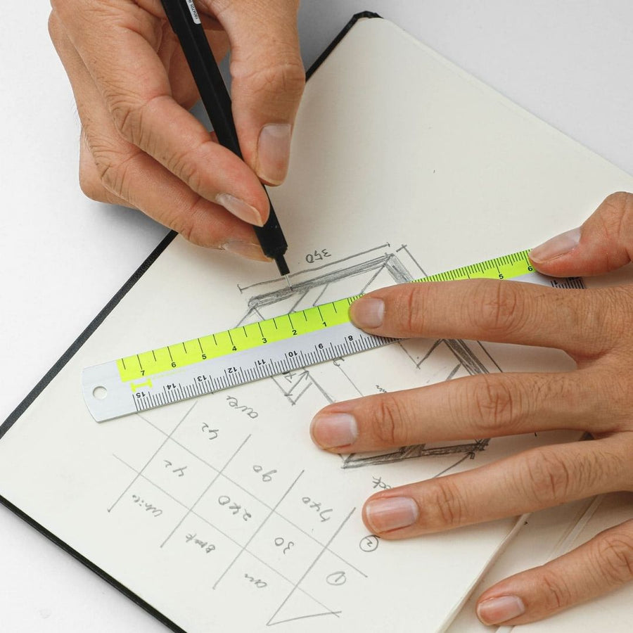 Hightide Aluminium Ruler - Black - Hightide