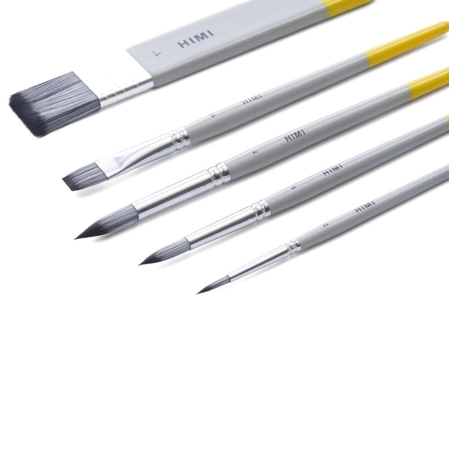 Himi Watercolour Brushes Set of 5 - Grey - Himi