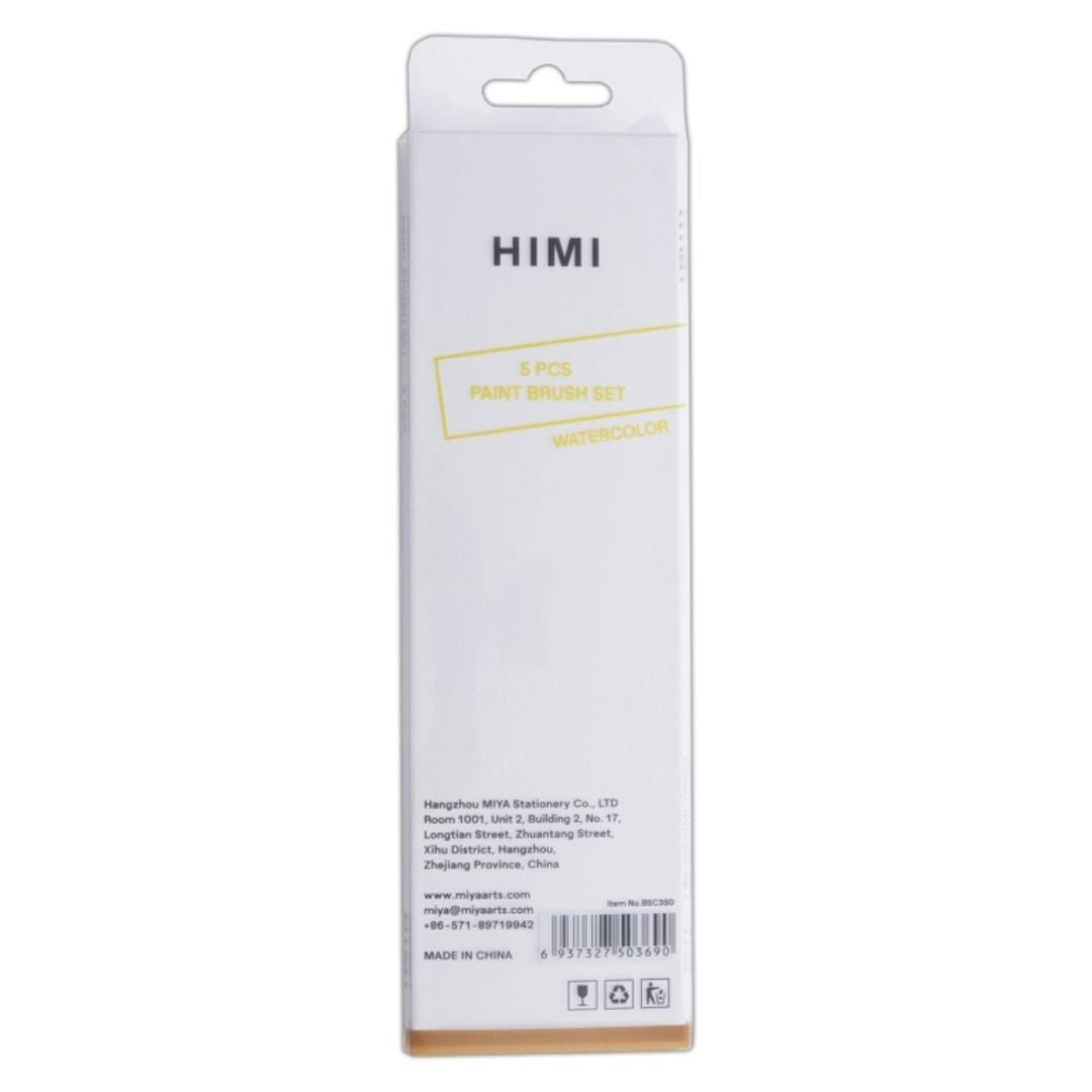 Himi Watercolour Brushes Set of 5 - Grey - Himi