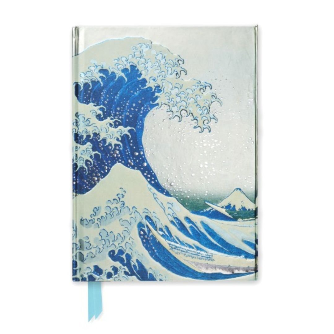 Hokusai: The Great Wave A5 Lined Notebook - Flame Tree - Under the Rowan Trees