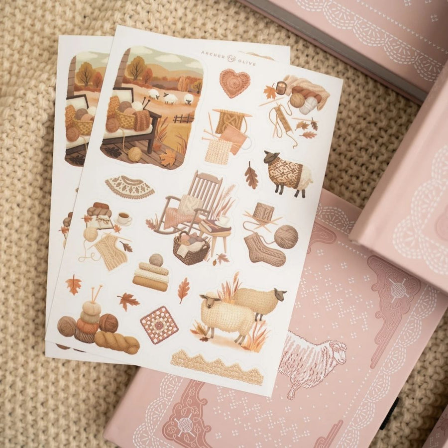 Homespun Sticker Set - Archer & Olive