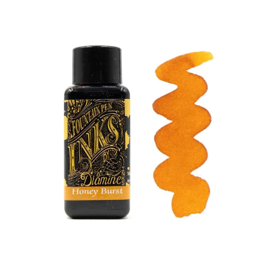 Browns Diamine Fountain Pen Inks 30ml - Honey Burst