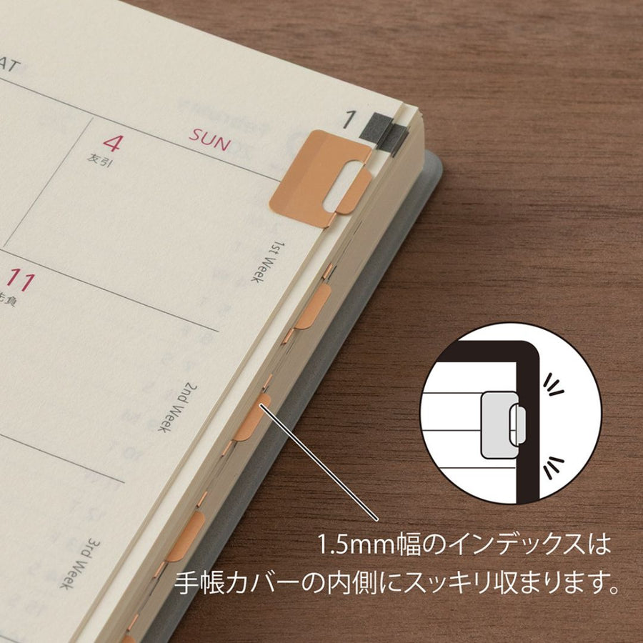 Index Clips Chiratto Small - Copper - Midori
