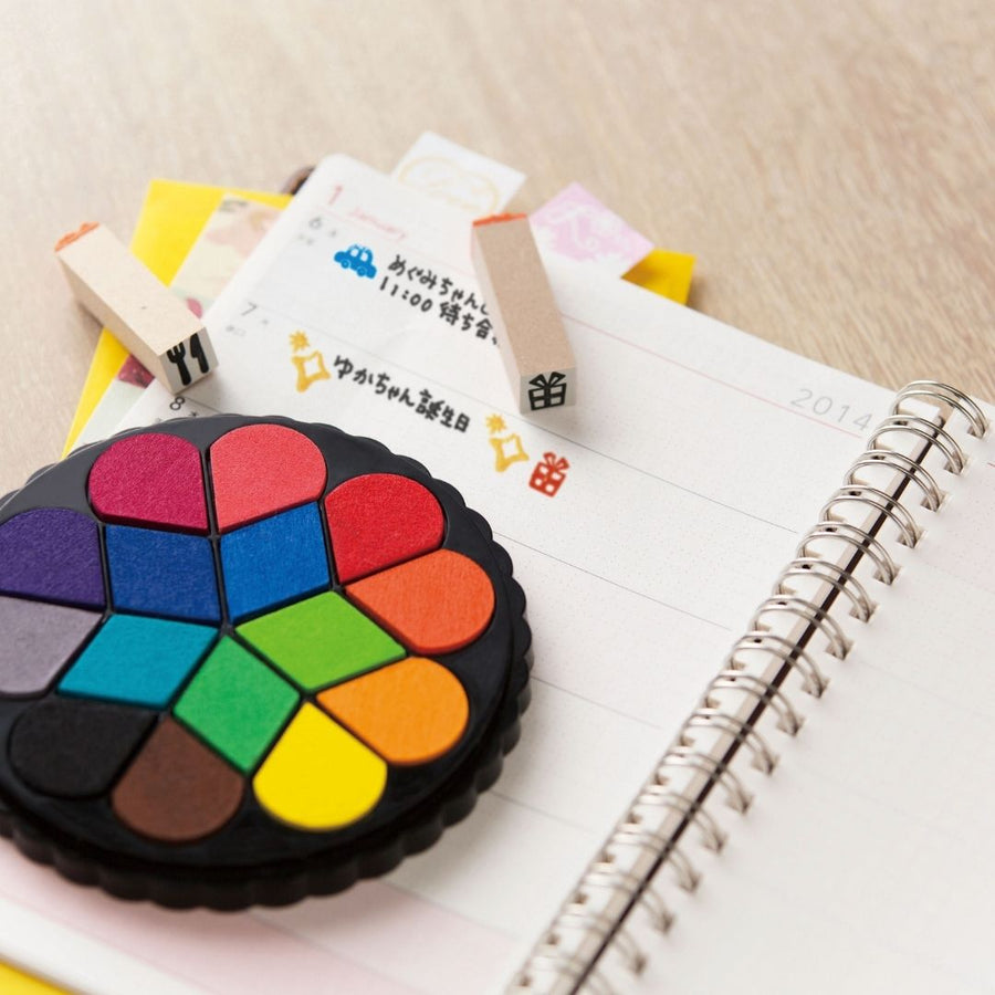 Irodori Stamp Pad Bouquet - Shachihata