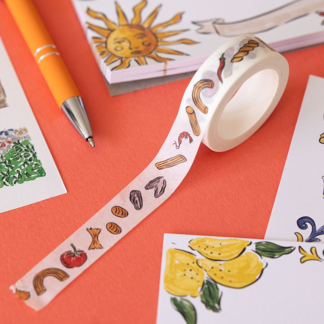 Italian Summer 15mm Washi Tape - Under the Rowan Trees