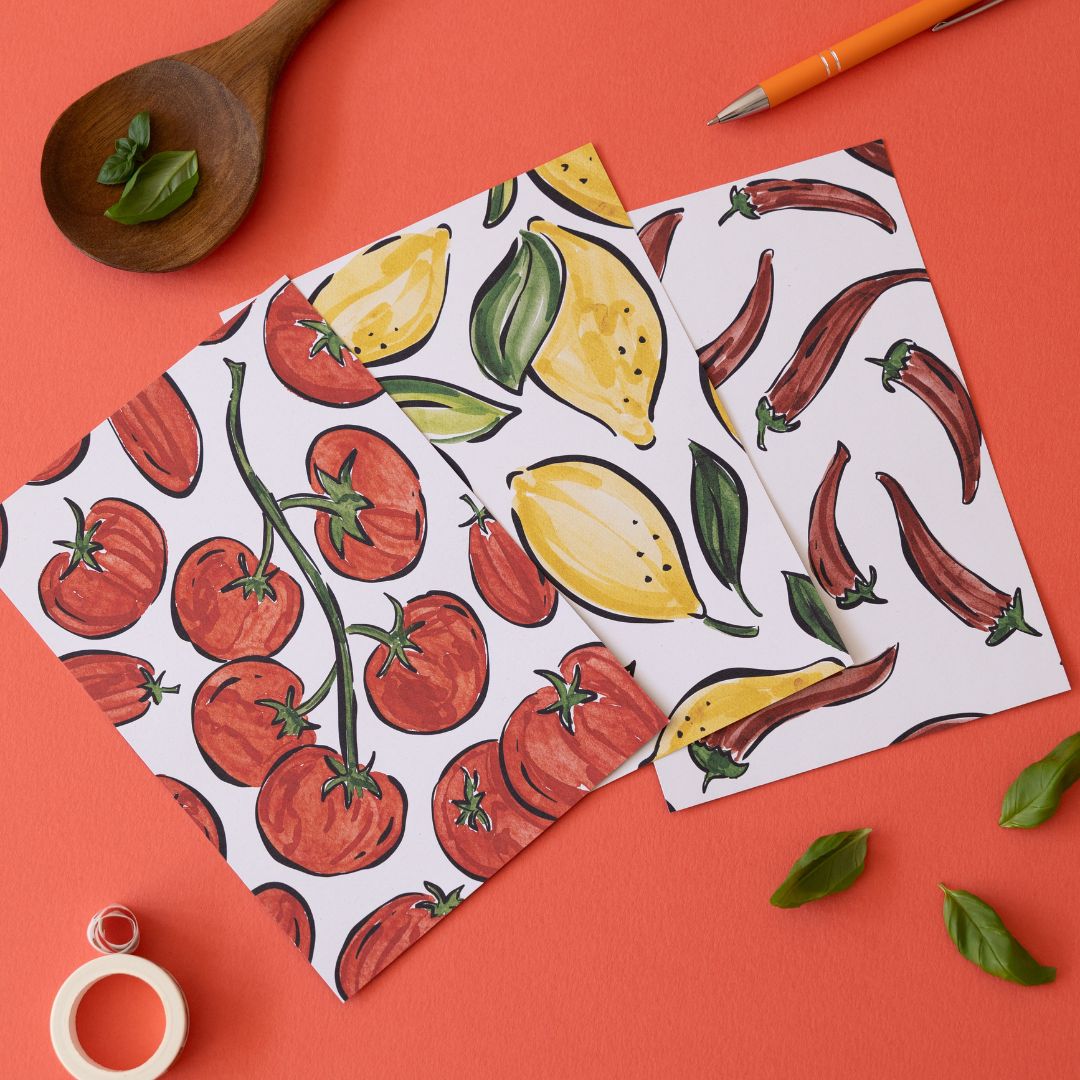 Italian Summer A5 Scrapbook Papers - Under the Rowan Trees
