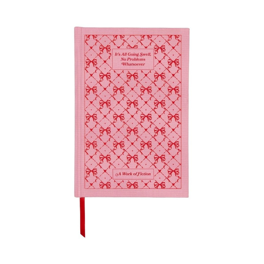 Bookcloth Lined Journal-Notebooks-Designworks Collective-It's All Going Swell