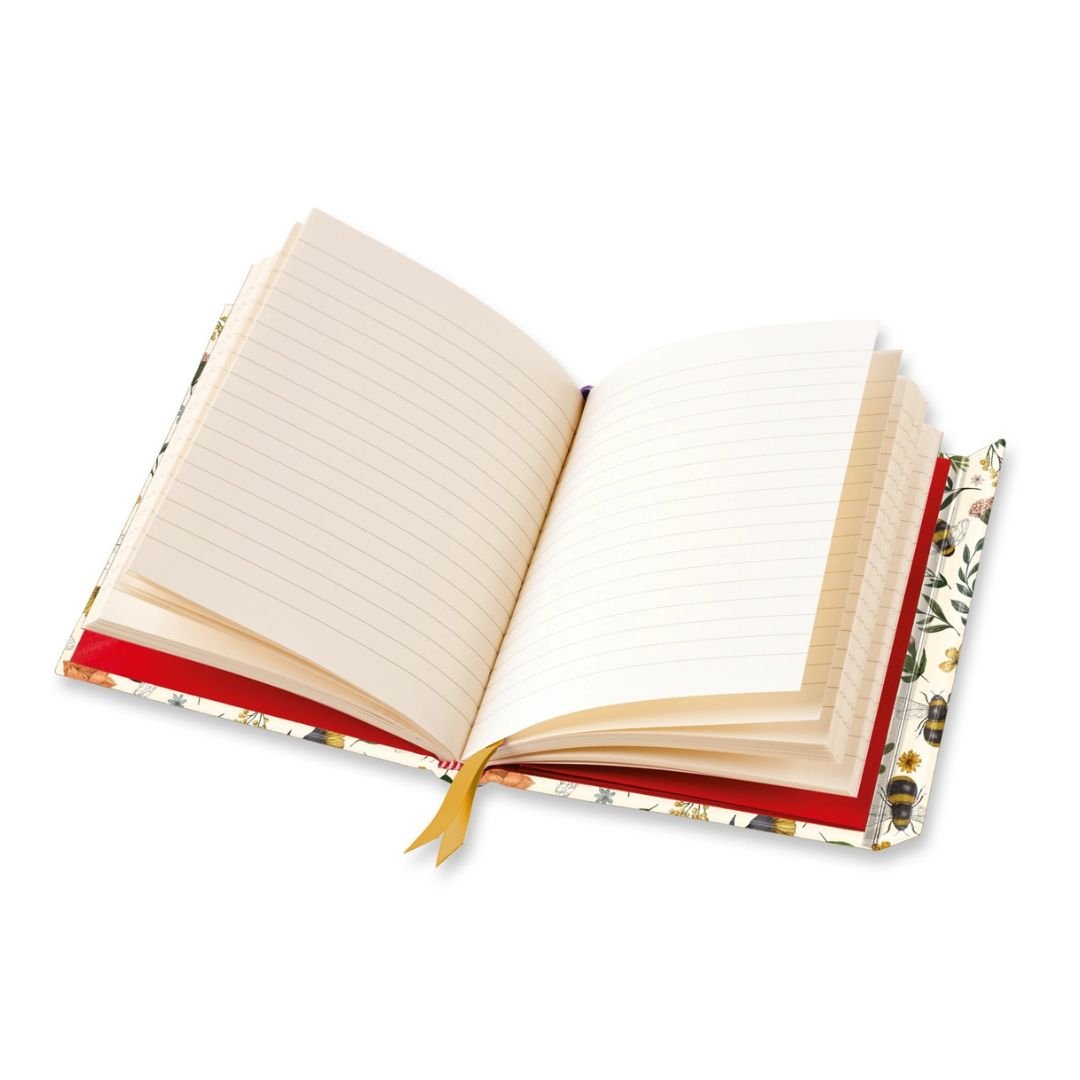 Jade Mosinski: Garden Bees A5 Lined Journal - Flame Tree - Flame Tree