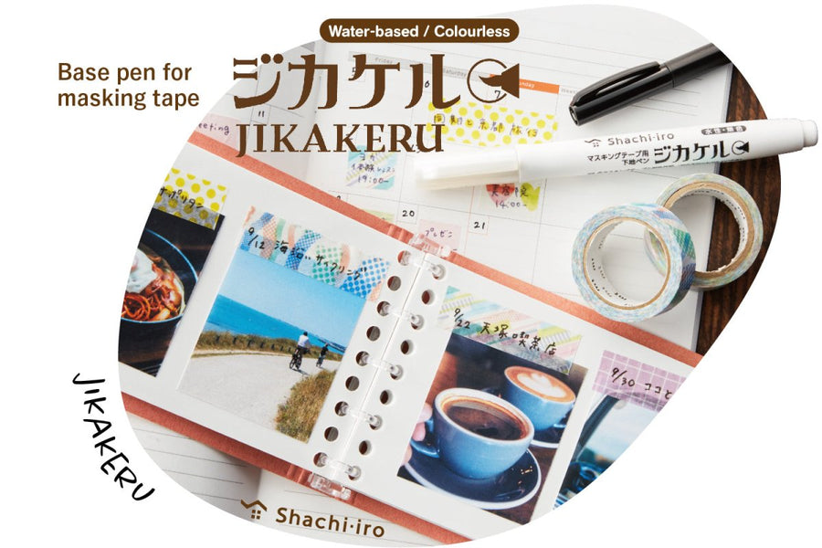 Jikakeru - Writable Washi Tape Pen - Shachihata