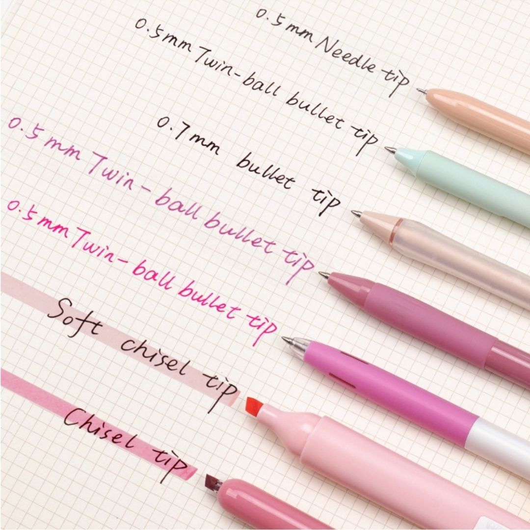 Journal Pen Set Pinks 7pcs-Pens-Writech-