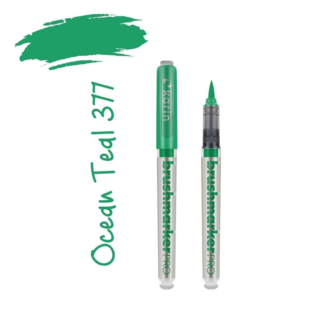 Karin Brushmarker Pro - Colourful Brush Pens-Pens-Karin-Ocean Teal