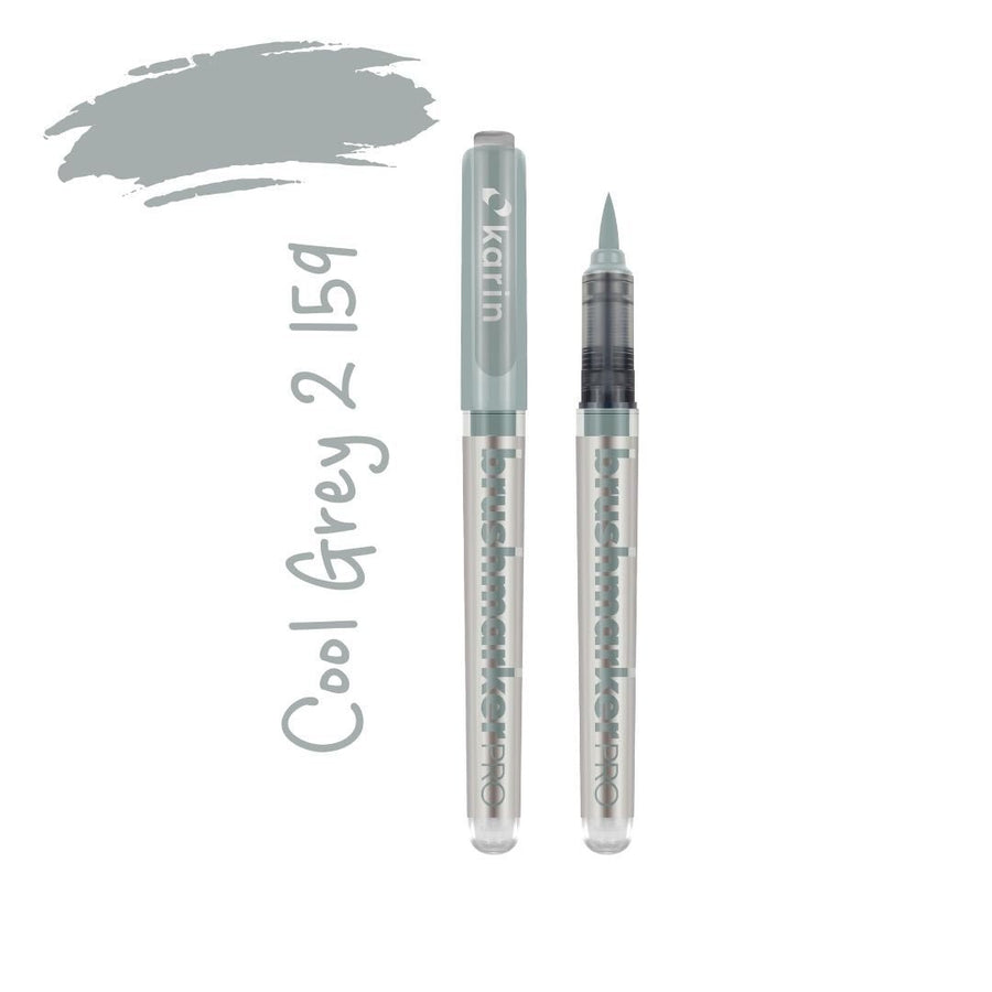 Karin Brushmarker Pro - Colourful Brush Pens-Pens-Karin-Cool Grey 2