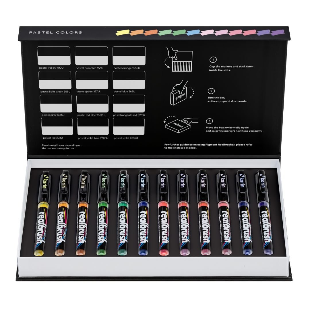 Karin Realbrush Pigment Pastel Colours Collection - Karin