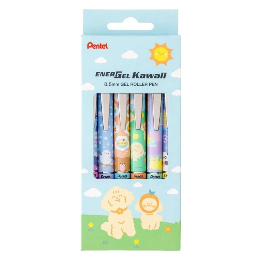 Kawaii Station Edition Energel Set of 6 0.5mm - Pentel