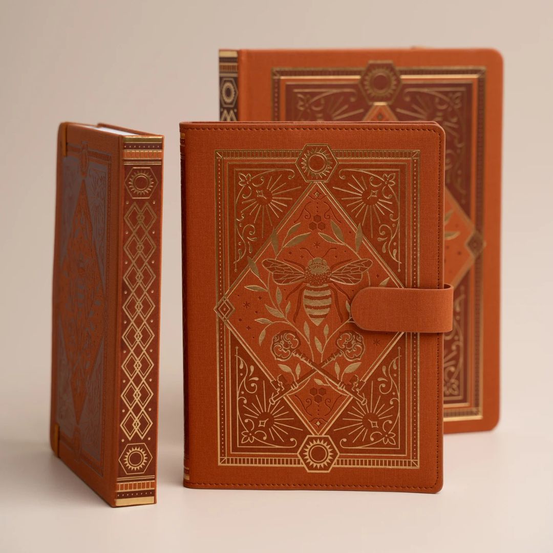 Keeper of the Bees in Rust Luxury Journal Archer & Olive - B5 - Archer & Olive