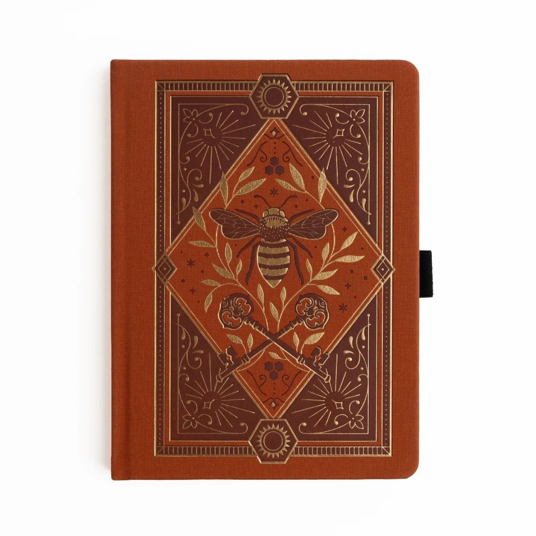 Keeper of the Bees in Rust Luxury Journal Archer & Olive - B6 - Archer & Olive