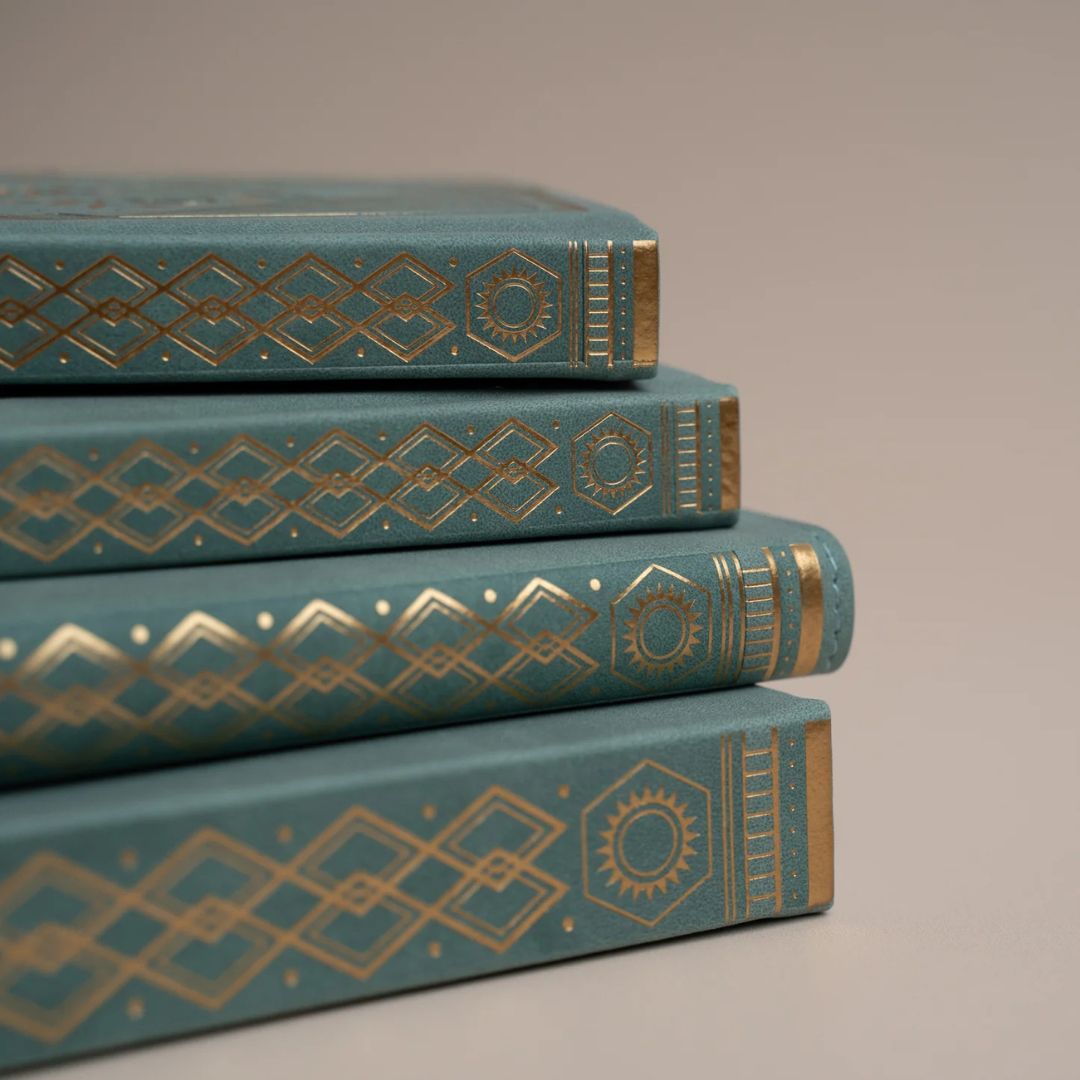 Keeper of the Bees in Soft Teal Luxury Journal Archer & Olive - A5 Dot Grid - Archer & Olive