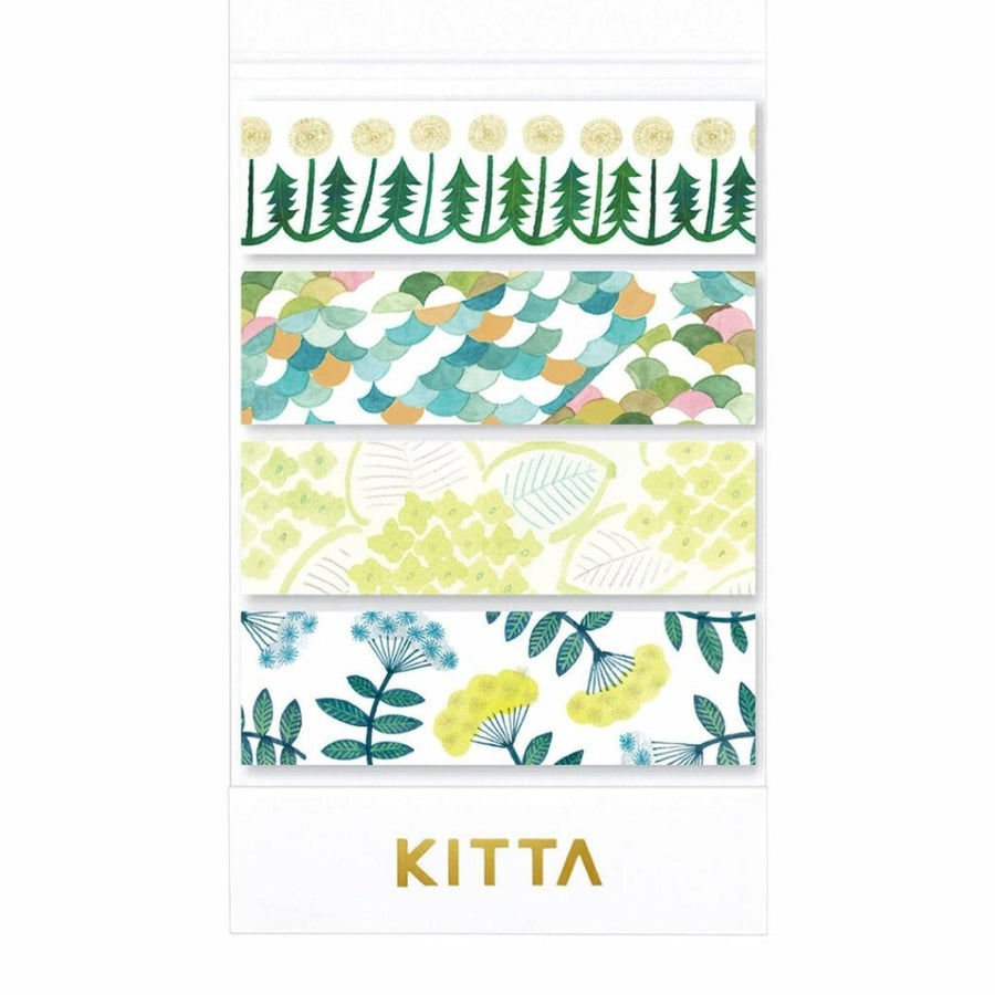 KITTA Basic Flower 8 Washi Paper Strips - King Jim